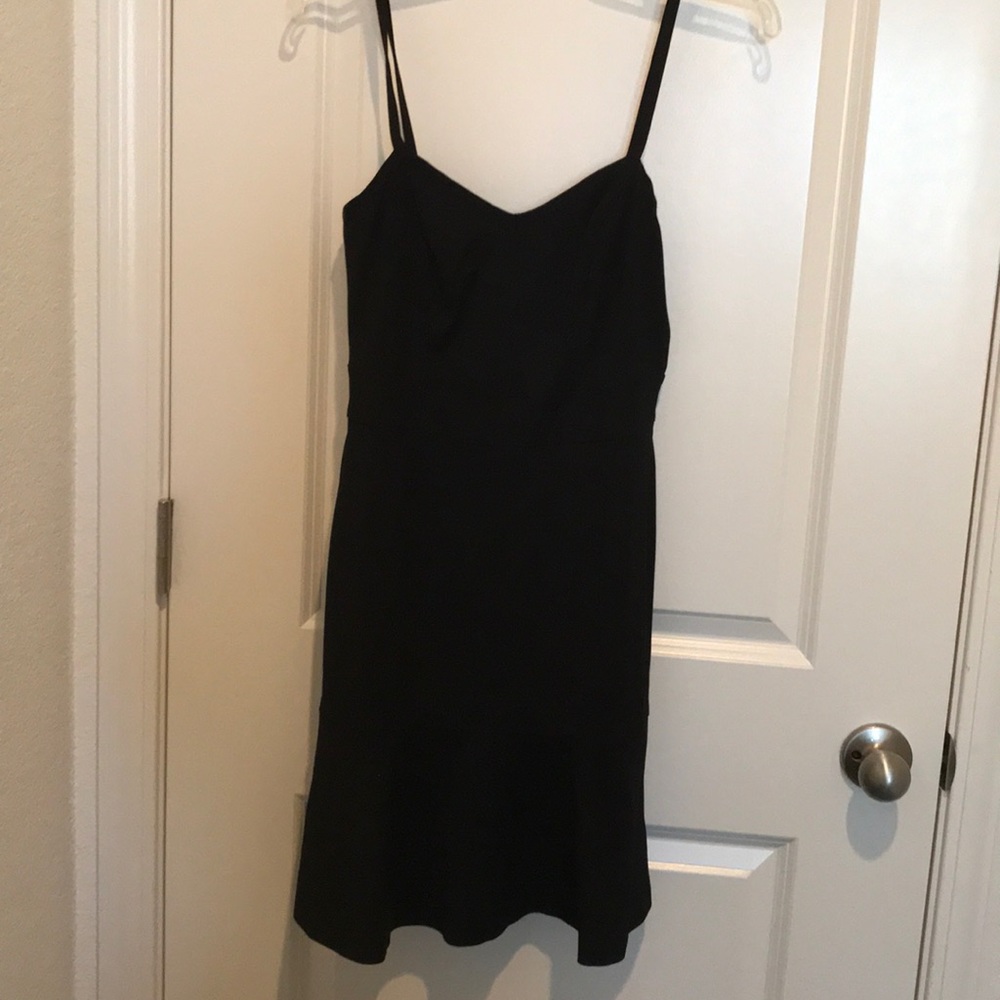 Banana Republic Fit and Flare Black Dress